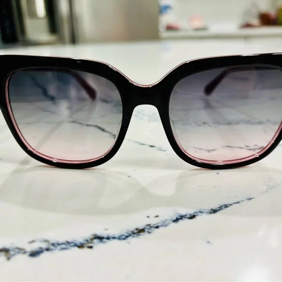 Kate Spade Black and Pink Sunglasses - Picture 2 of 6